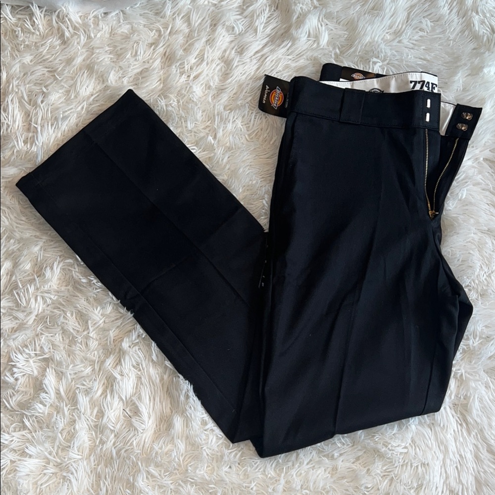 Dickies Women's Black Straight Leg Pants
